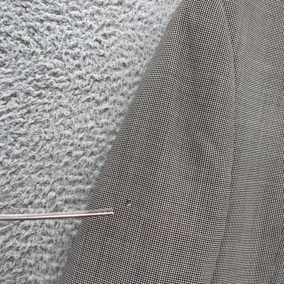 Ralph Lauren Adult 40R HoundsTooth Grey Blazer Two Button Jacket 100% Wool Men's - Picture 2 of 13